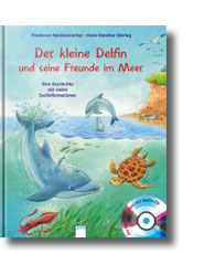 Der kleine Delfin  und seine Freunde im Meer